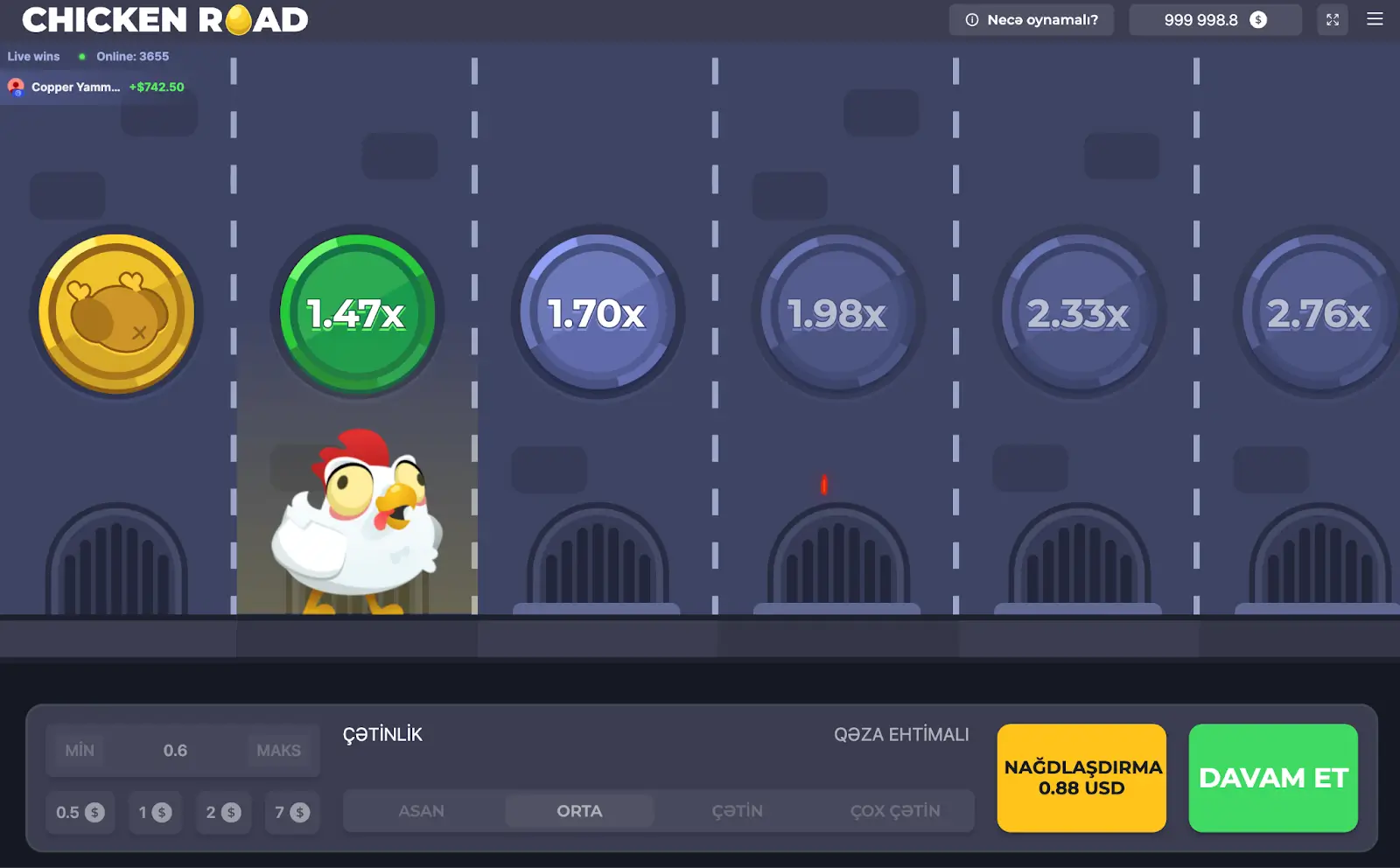 Chicken Road game