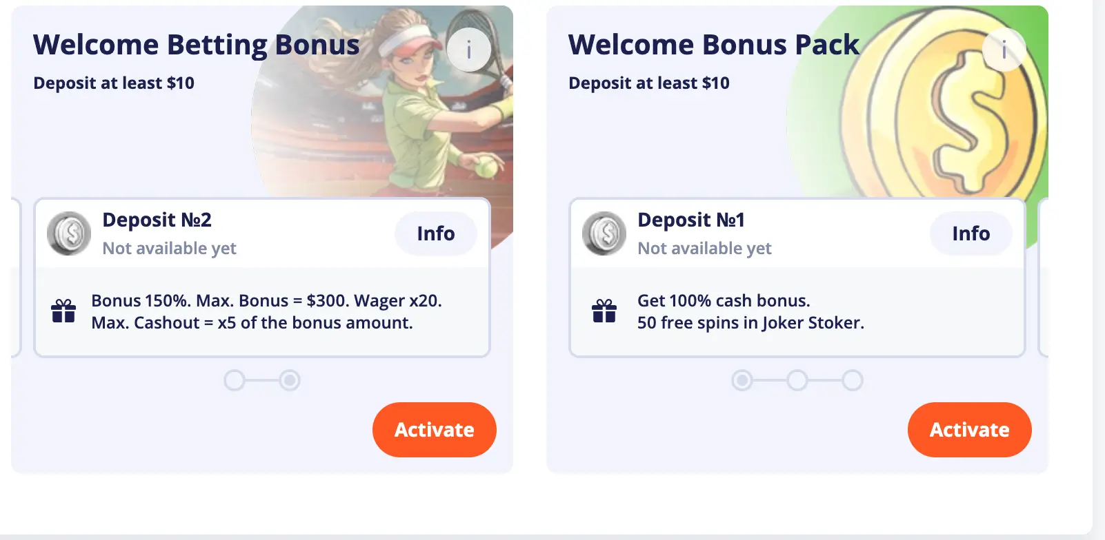 Vulkan Vegas Bonusları
