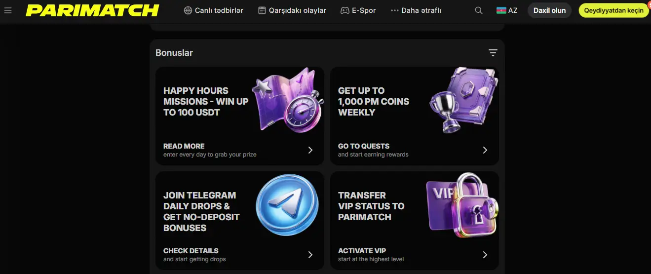 Parimatch Casino Games