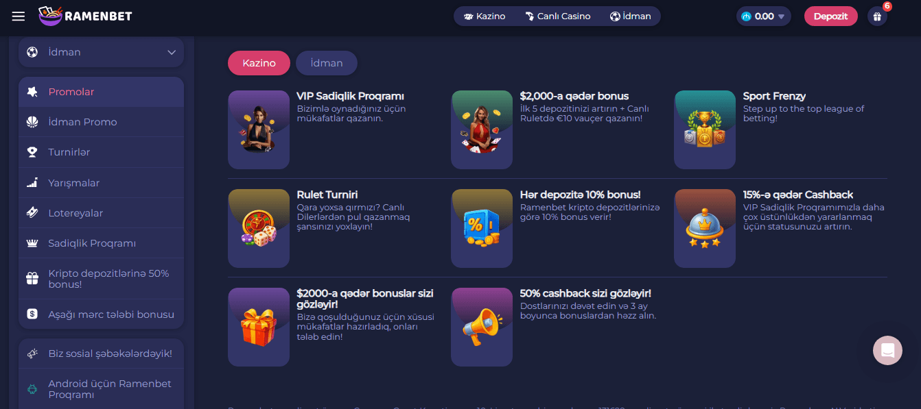 RamenBet Casino Bonus