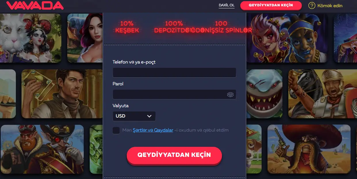 Vavada Registration Process